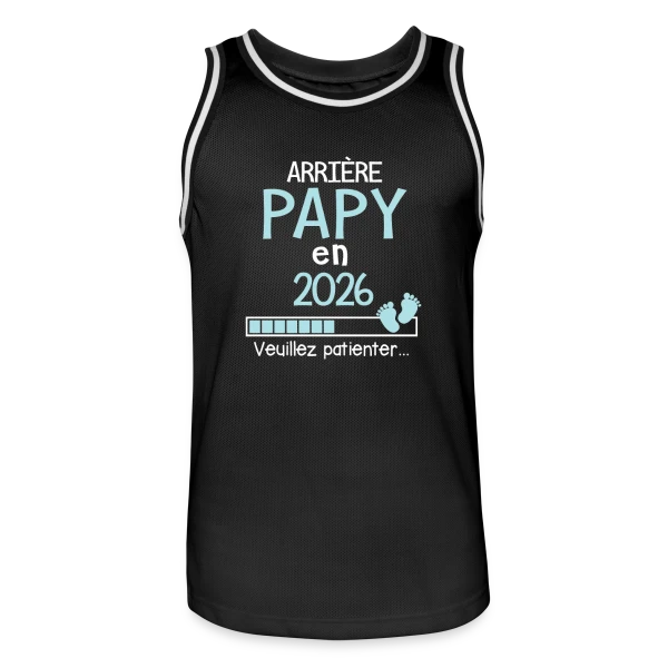 Arrière Papy en 2026 : Annonce de Grossesse Humour sur Maillot de basket Homme