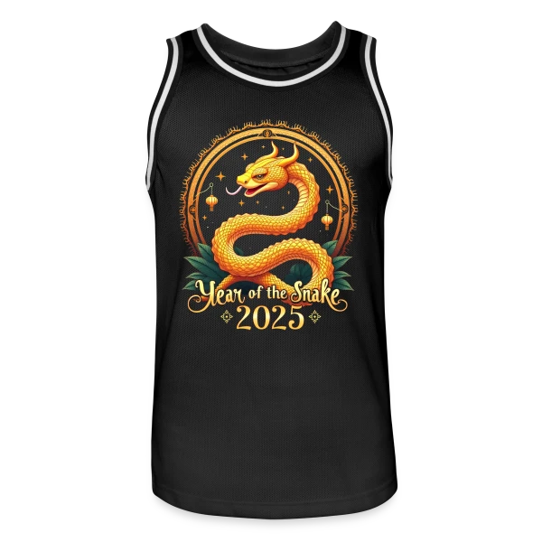 Nouvel An Chinois 2025 - Année du Serpent sur Maillot de basket Homme