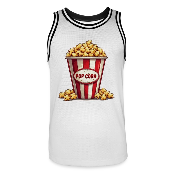 Enfant Popcorn - Costume Carnaval Amusant sur Maillot de basket Homme