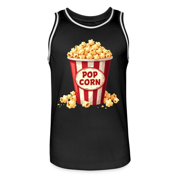 Popcorn Amusant - Idéal Carnaval Enfant sur Maillot de basket Homme