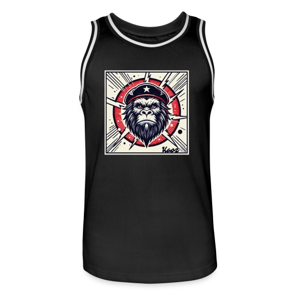Gorille Révolutionnaire Stylé sur Maillot de basket Homme