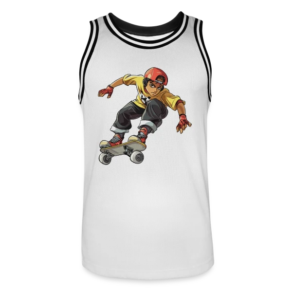 Esprit Skateboarder sur Maillot de basket Homme