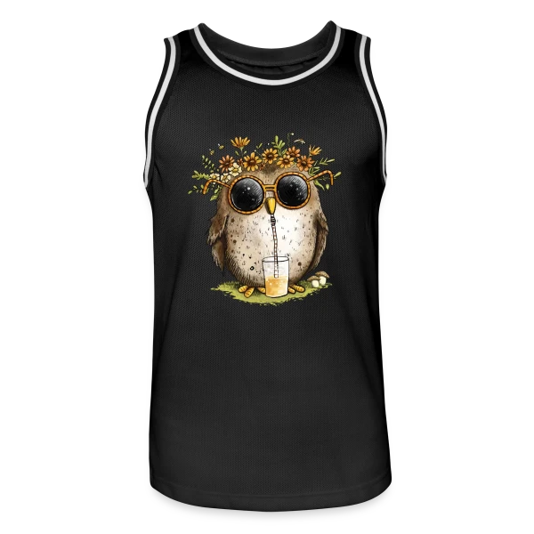 Chouette Cool et Limonade sur Maillot de basket Homme