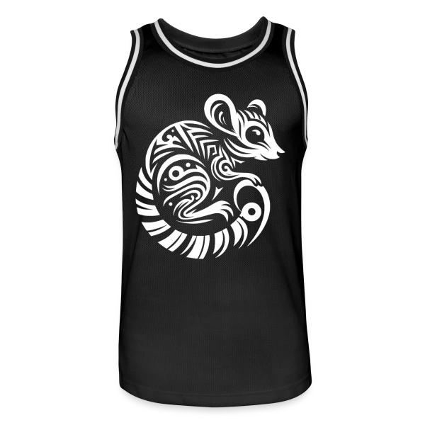 Lémurien Tribal : Esprit de Madagascar sur Maillot de basket Homme