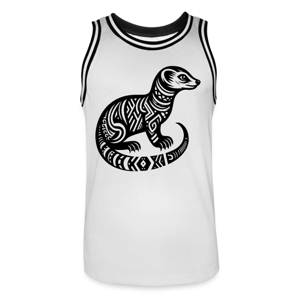 Mangouste Tribale : Esprit Sauvage sur Maillot de basket Homme