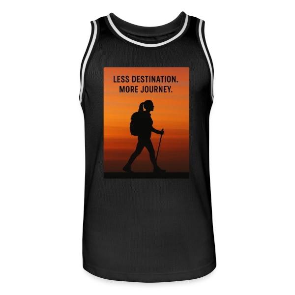 Randonneuse Aventure Voyage sur Maillot de basket Homme