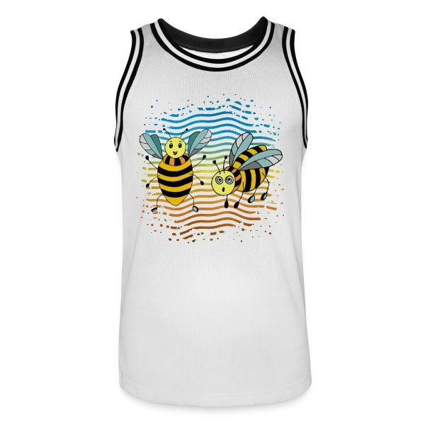 Le Royaume Fascinant des Insectes et Petites Bêtes sur Maillot de basket Homme