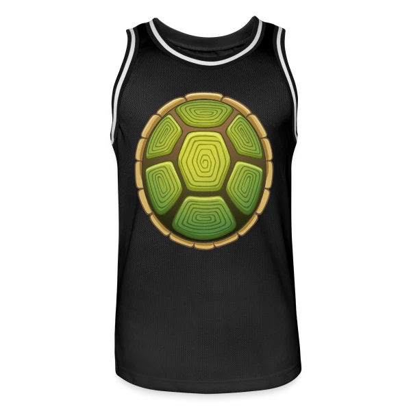 Carapace de Tortue Stylisée sur Maillot de basket Homme