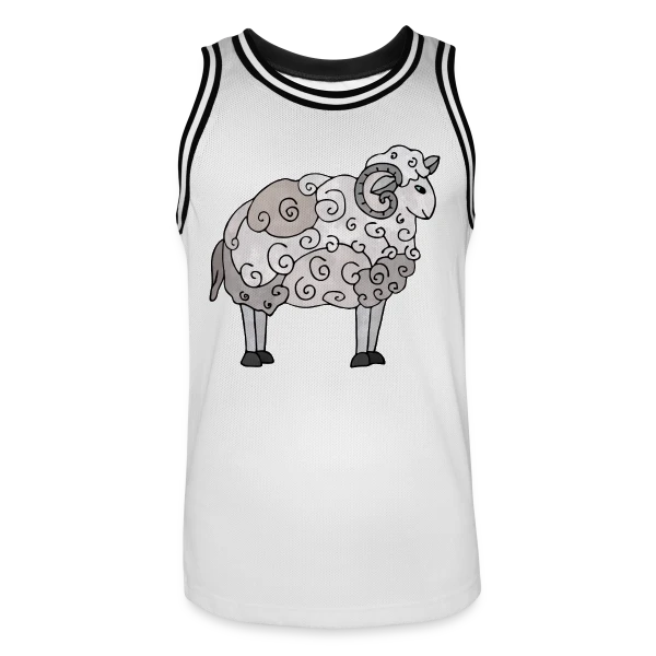 L'Énigme 2074 sur Maillot de basket Homme