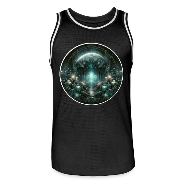 Forêt Mystique Enchantée sur Maillot de basket Homme