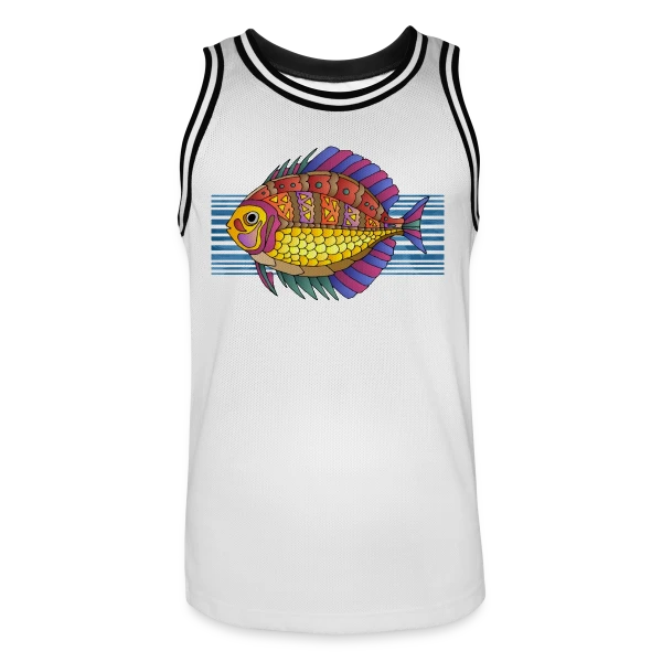 Design Numérique 5099 : Votre Style Unique sur Maillot de basket Homme