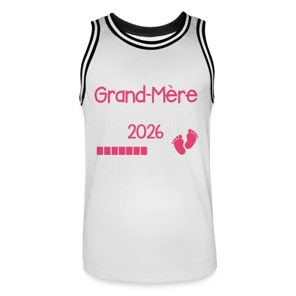 Arrière-Grand-Mère en Or sur Maillot de basket Homme