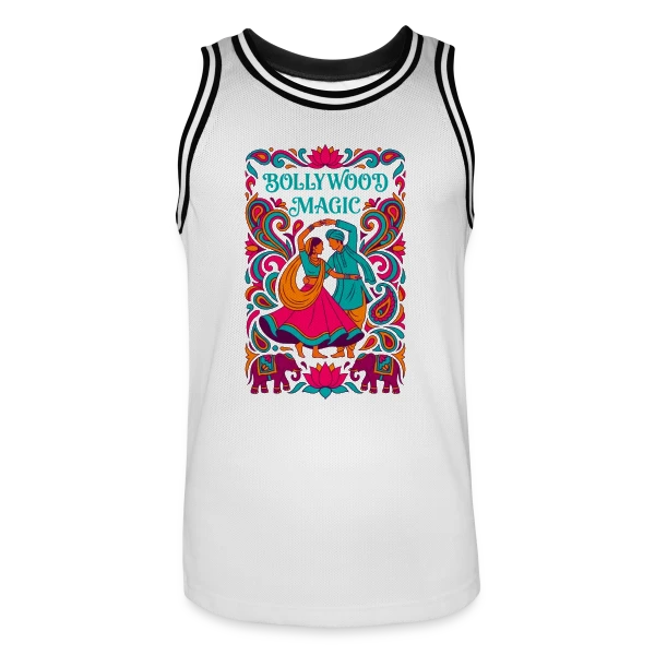 Magie Bollywood sur Maillot de basket Homme