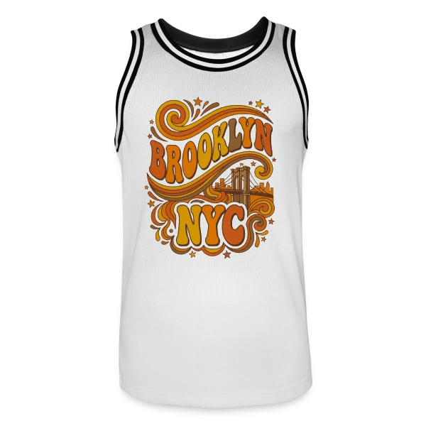 Brooklyn Style NYC sur Maillot de basket Homme