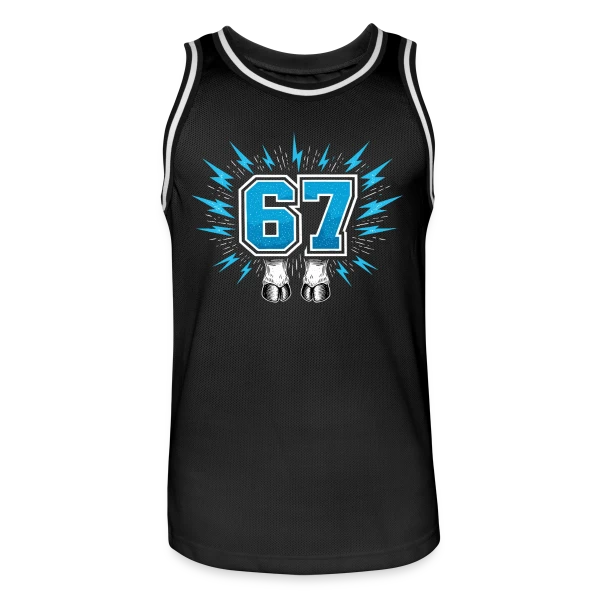 Grille Futuriste sur Maillot de basket Homme