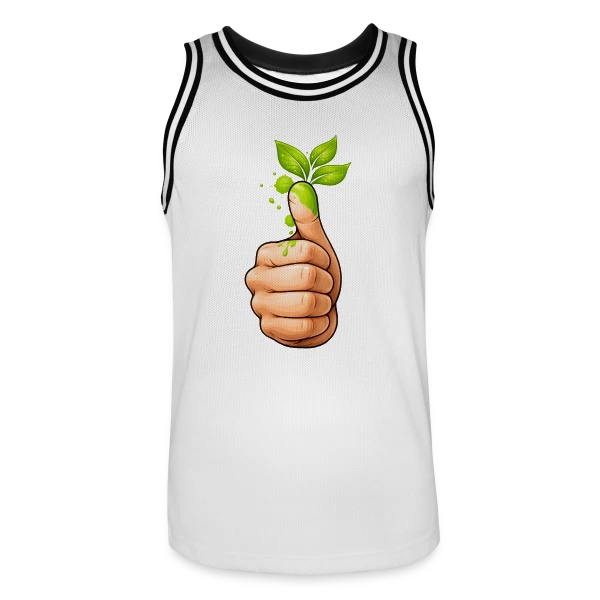 Le Pouce Vert sur Maillot de basket Homme