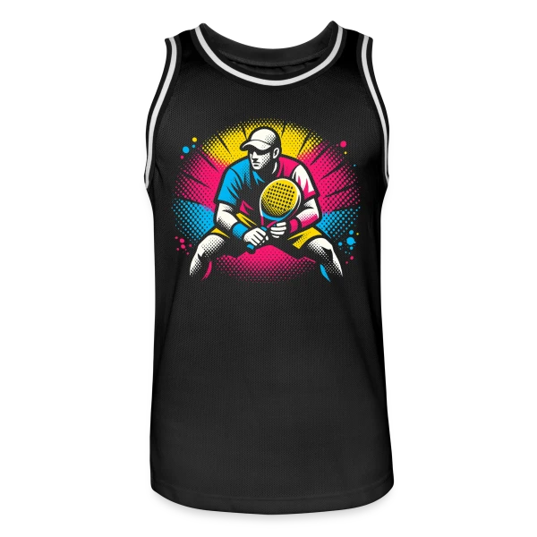 Formes et Mouvement Abstrait sur Maillot de basket Homme