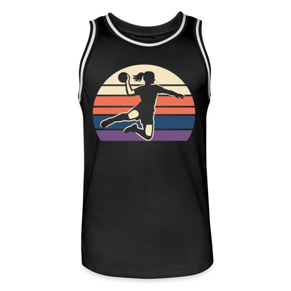 Design Minimaliste Géométrique sur Maillot de basket Homme