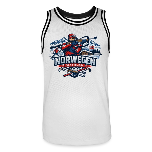 Géométrie Créative Originale sur Maillot de basket Homme