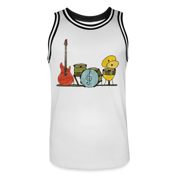 Le Mystérieux 3588 sur Maillot de basket Homme