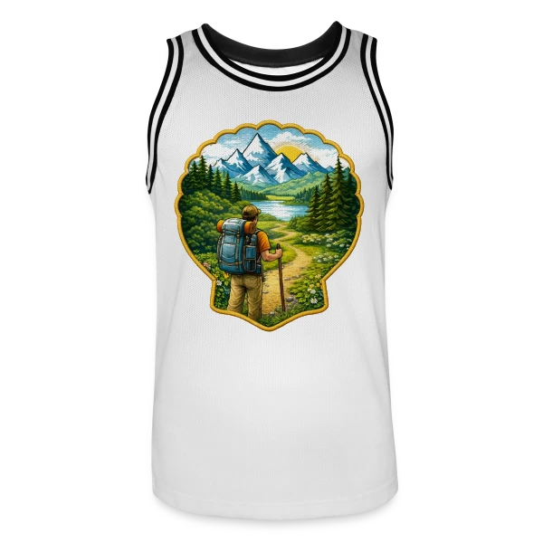 Chemin de Compostelle - L'Esprit Pèlerin sur Maillot de basket Homme