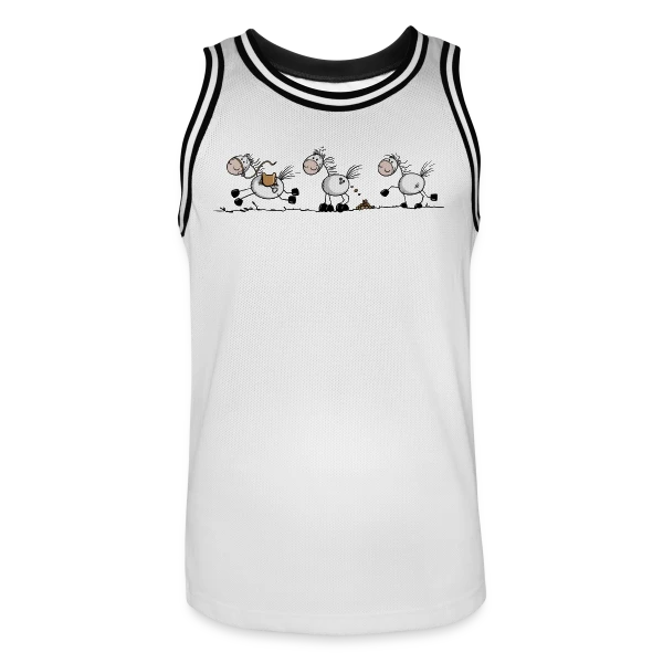 Poney Farceur sur Maillot de basket Homme
