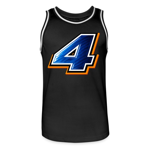 Maillot de Sport Numéro 4 sur Maillot de basket Homme
