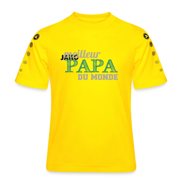 Le Meilleur Papa du Monde - Cadeau Fête des Pères Original sur Maillot Team JAKO Enfant
