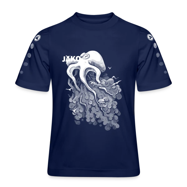 Pieuvre des Nuages sur Maillot Team JAKO Enfant