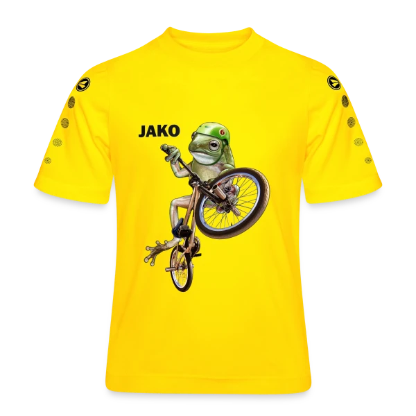 Grenouille BMX : Le Rider des Marais sur Maillot Team JAKO Enfant