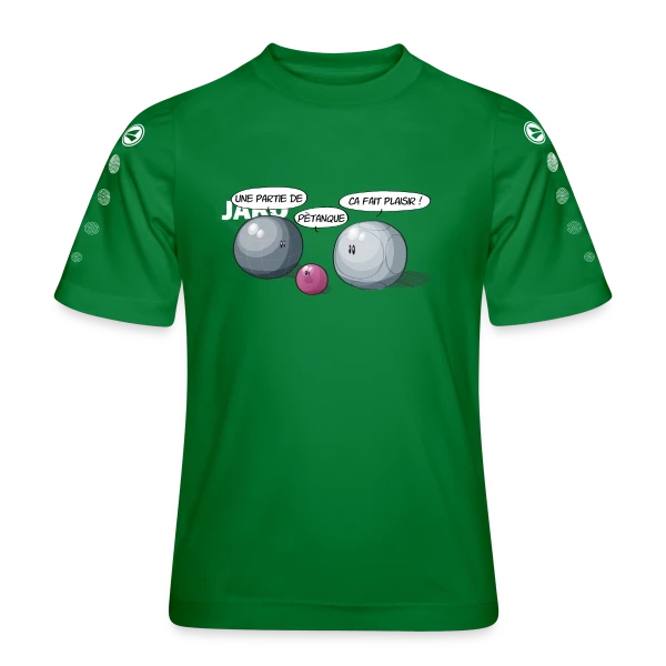 L'Esprit de la Pétanque : Jeu et Convivialité sur Maillot Team JAKO Enfant