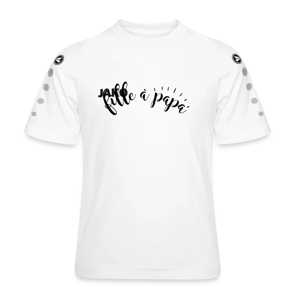 Fille à Papa Adorée sur Maillot Team JAKO Enfant