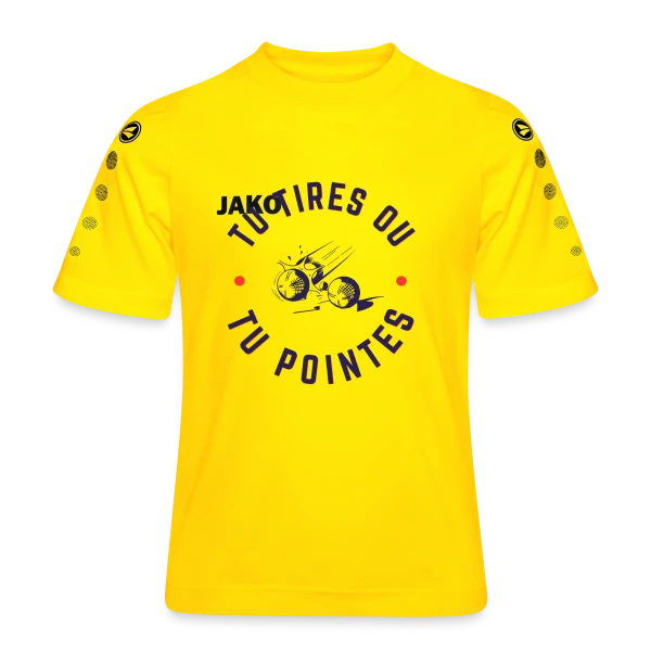 Pétanque: Tu Tires ou Tu Pointes? sur Maillot Team JAKO Enfant
