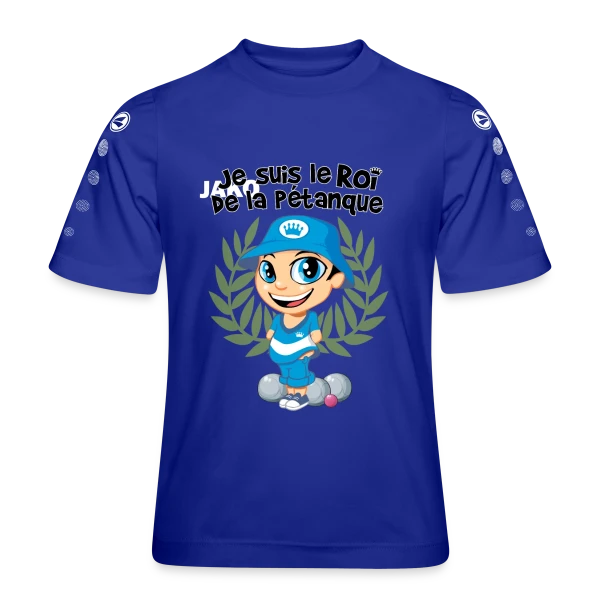 Roi de la pétanque sur Maillot Team JAKO Enfant