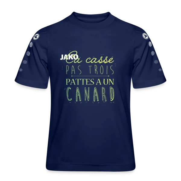 Ça Casse Pas Trois Pattes sur Maillot Team JAKO Enfant
