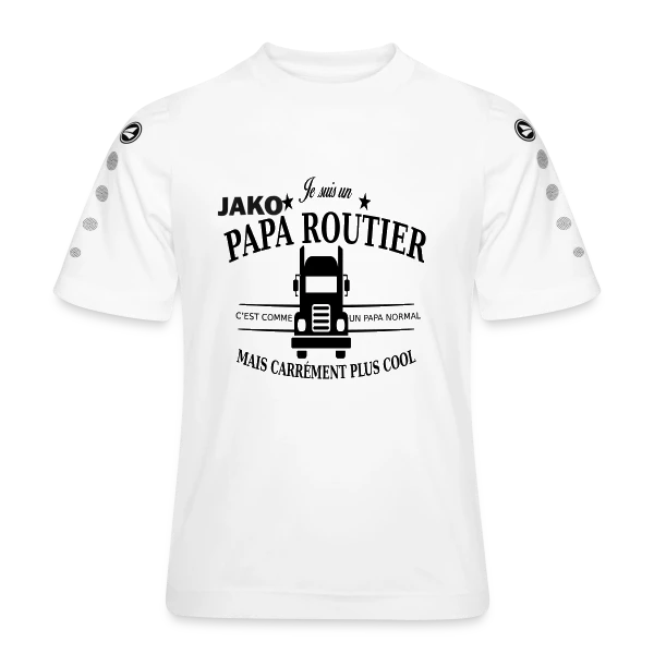Papa Routier de Choc sur Maillot Team JAKO Enfant