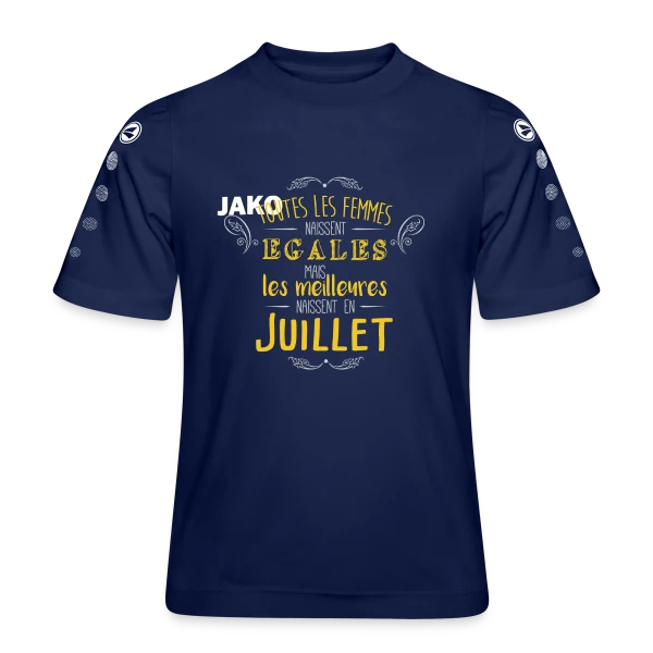 Reine de Juillet : Les Légendes Naissent en Été sur Maillot Team JAKO Enfant