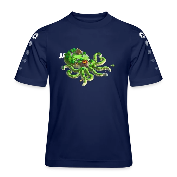 OctoCraft - L'île aux pieuvres sur Maillot Team JAKO Enfant