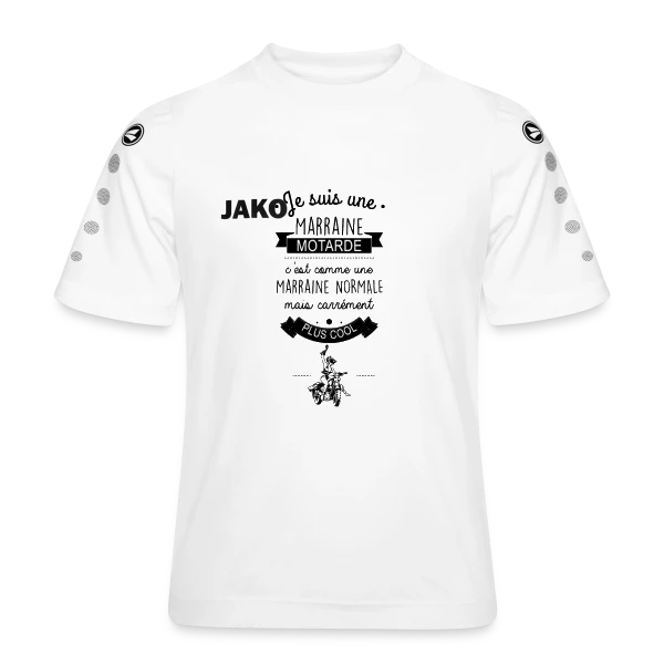Marraine Motarde sur Maillot Team JAKO Enfant