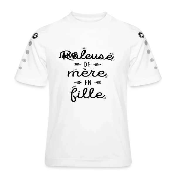 Raleuse de Mère en Fille : L'héritage d'un caractère bien trempé sur Maillot Team JAKO Enfant