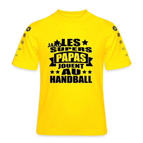Papa Handball : Le Super Papa des Terrains sur Maillot Team JAKO Enfant