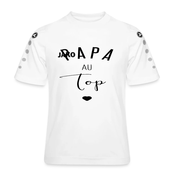 PAPA AU TOP sur Maillot Team JAKO Enfant