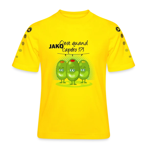 Apéro Time : L'heure Sacrée de la Détente sur Maillot Team JAKO Enfant