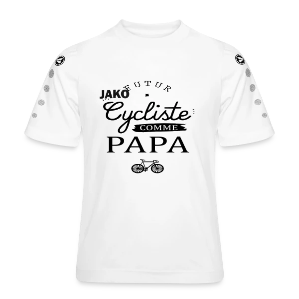 Futur Cycliste comme Papa : Ma Passion sur Deux Roues sur Maillot Team JAKO Enfant