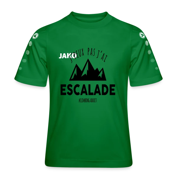 'J'peux pas, j'ai escalade' - Passion Sportive sur Maillot Team JAKO Enfant