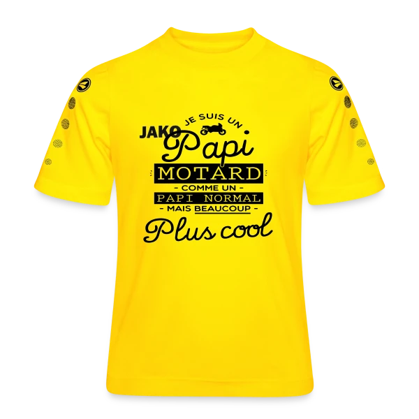 Papi Motard : Le Grand-Père le Plus Cool du Monde sur Maillot Team JAKO Enfant