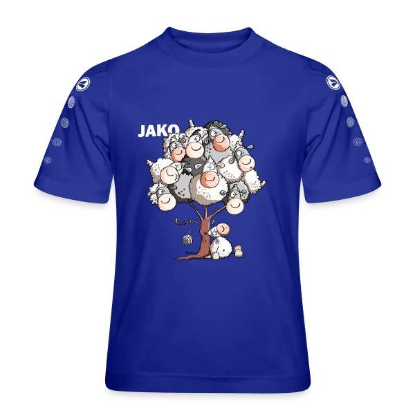 Petit Mouton Laineux Câlin sur Maillot Team JAKO Enfant
