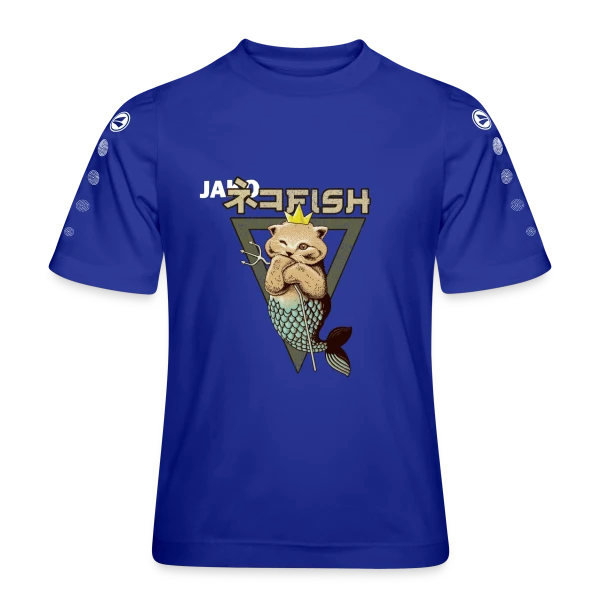 Le Roi Poisson-Chat sur Maillot Team JAKO Enfant