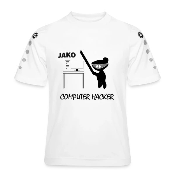 Codeur Ninja | Humour Hacker sur Maillot Team JAKO Enfant