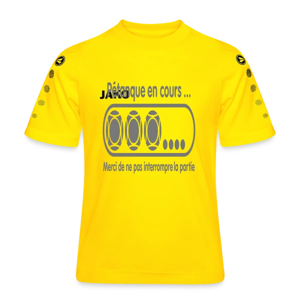 Pétanque en Cours : Ne Dérangez Pas ! sur Maillot Team JAKO Enfant